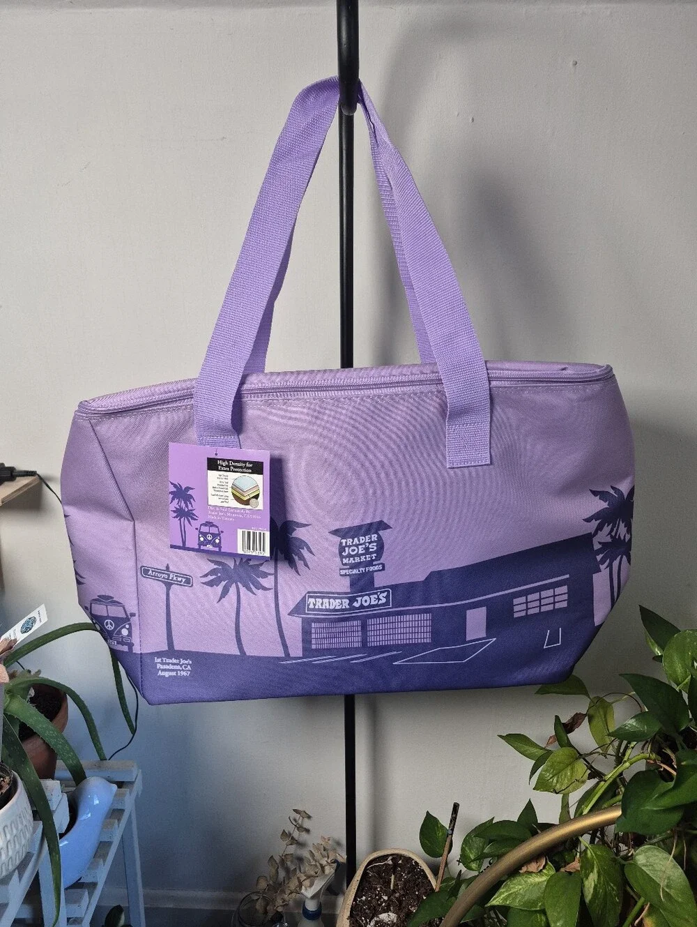 Trader Joe's LARGE Lavender Purple Cooler Bag